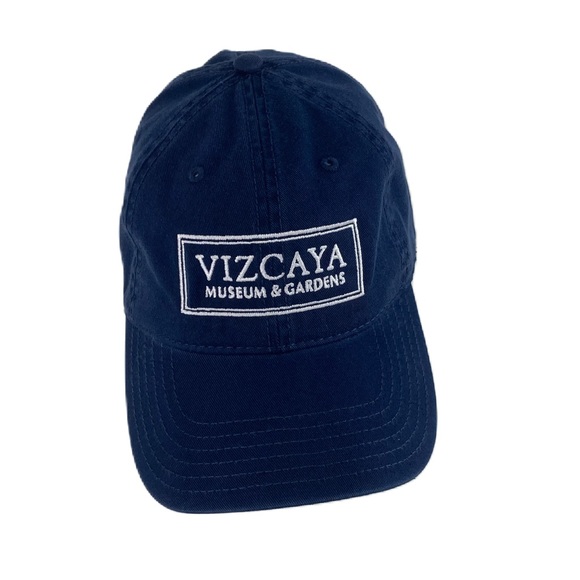 VIZCAYA Museum and Garden snap back Navy and white hat - Picture 8 of 14